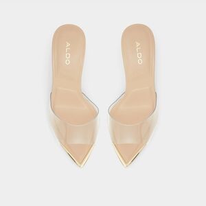 ALDO Women's Tan Pointed-Toe Mules